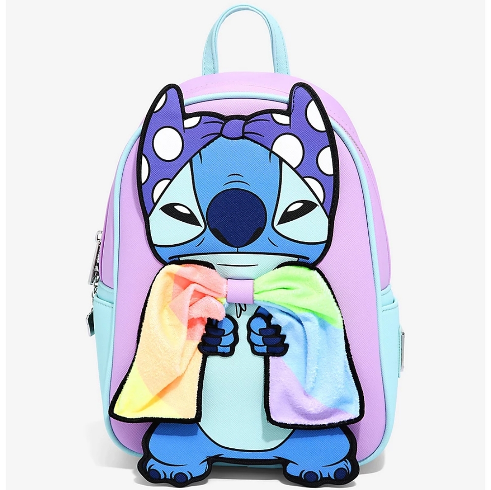Loungefly Super Stitch Rainbow Cape Mini Backpack